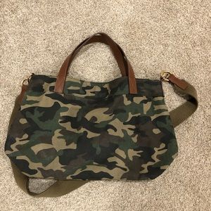 Mark & Graham Camo Slouch Tote Bag
